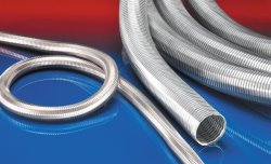 Extremely heat resistant metal hose METAL HOSE INOX 376