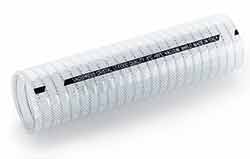 Vacupress Crys - PVC S&D Hose Reinforced with Embedded Galvanised Steel Helix and Polyester Yarn
