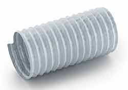 TR01KLL - PVC Ventilation Ducting Reinforced with Embedded Galvanised Steel Helix and Polyamid Fabric.