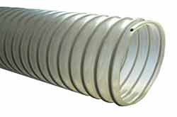 FlexTract PU12 Heavyweight Non-toxic Double Ply Polyurethane Ducting Reinforced with Encapsulated Spring Steel Helix
