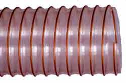FlexTract PU4 Single Ply Polyester Polyurethane Ducting Reinforced with Encapsulated Coppered Spring Steel Helix