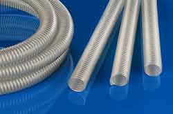 Master-PUR HX Food Grade Polyether Polyurethane Ducting with non-rusting Spring Steel Wire Helix