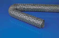 Master-CLIP SPARK PVC Coated Glass-Fabric Welding Fume Extraction Ducting Reinforced with Galvanised Steel Helix