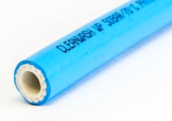 Clean Wash - Blue Cover White Inner Hot Water Dairy Washdown Hose